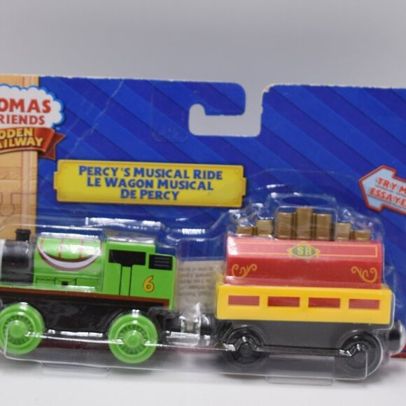 Percy's Musical Ride SR Thomas & Friends Wooden Railway Train Engine Sealed New - Picture 3 of 13